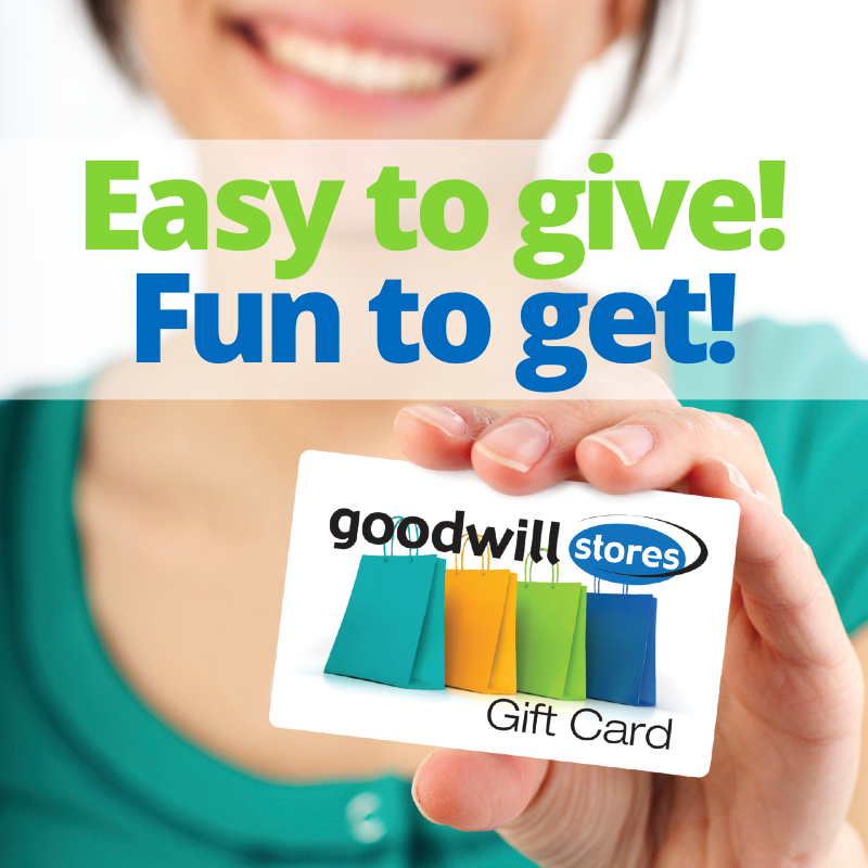 Goodwill gift cards available 